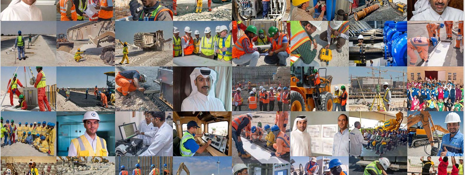 Makasab team members on site and in the office
